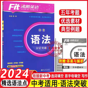2024新 Fit沸腾英语九年级中考英语语法分层突破精选850个语法点9年级初中英语复习学习教辅初三短语句型语法写作提优专项训练