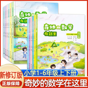 奇妙的数学在这里 一二三四五六年级上下册 唐彩斌特级教师公开教学科丰富数学读物开阔眼界小学奥数训练思维趣味数学习题集