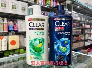 越南CLEAR 清扬洗发水880克洗发露Dau Goi家庭装