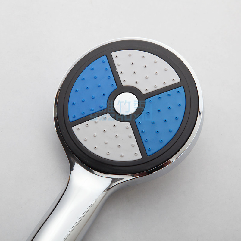 单喷手持花洒增压出水宝马图案手喷接口标准通用无需调档水流稳定