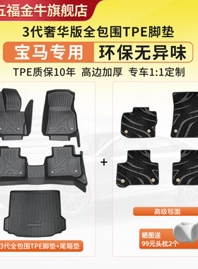 五福金牛适用宝马TPE汽车脚垫