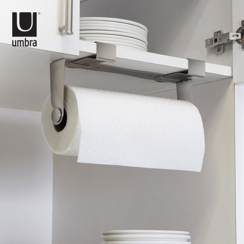 umbra厨用纸巾架免打孔悬挂式