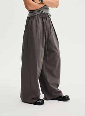 SouthStudio休闲长裤25春夏居家舒适休闲宽松微弯刀版型双色长裤