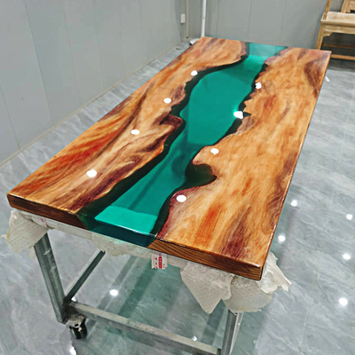 环氧树脂桌河流桌茶桌茶台实木板捡漏长1.6米宽70CM清仓打折二手
