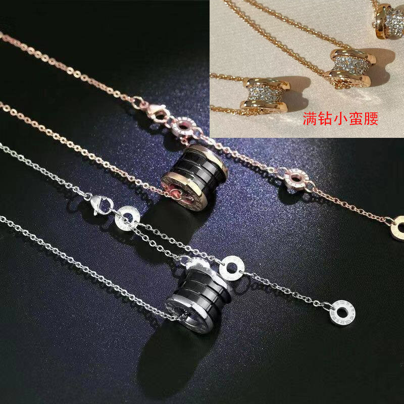 【高品质不掉色】钛钢罗马数字陶项链