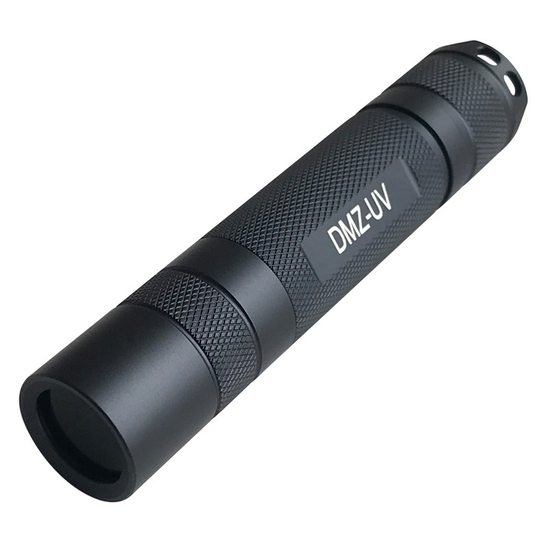 韩国svc 365nm紫光验钞手电筒 uv黑光镜紫外线珠宝琥珀蜜蜡荧光灯