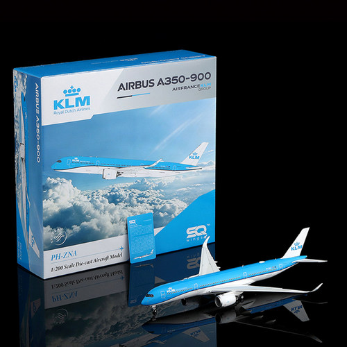 KLM荷兰航合金飞机模型A350-900