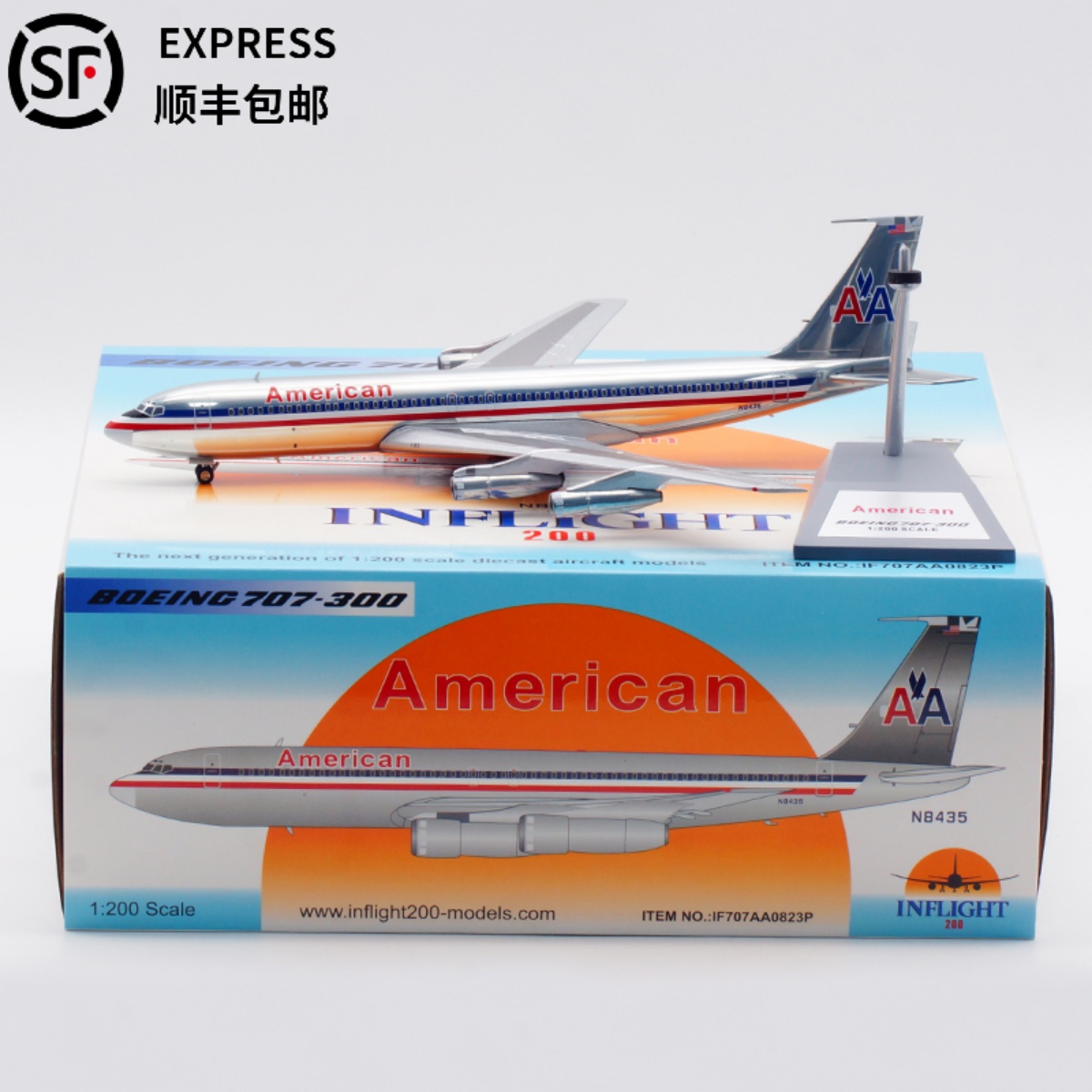 Inflight0仿真飞机模型合金B707