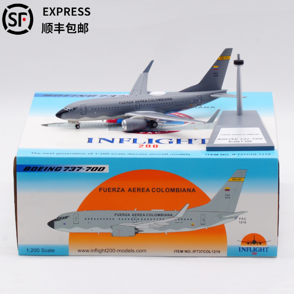 Inflight飞机模型合金波音737
