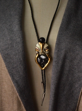 中古首饰 Linda 北美部落珠宝夸张陶瓷项链  轻奢小众 不退换