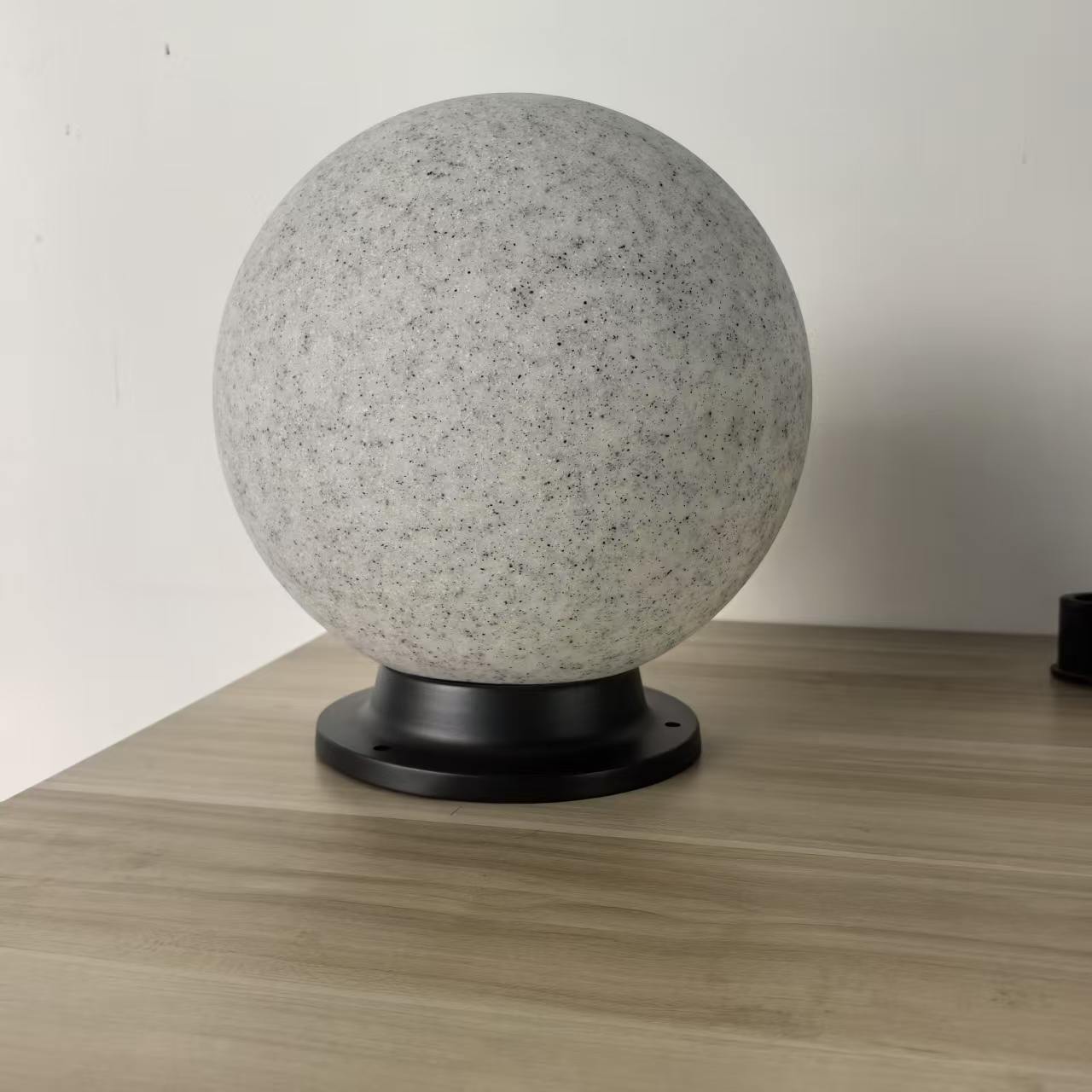 简约现代大理石纹LED防水柱头灯