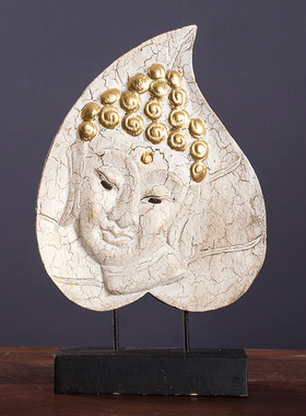 泰式实木雕刻佛像摆件高档装饰品