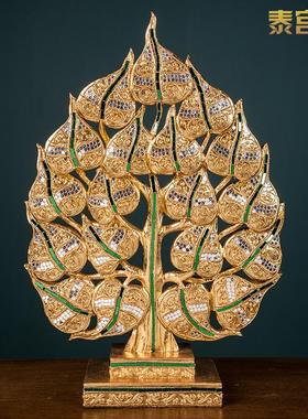 泰式风格泰国实木菩提摆件