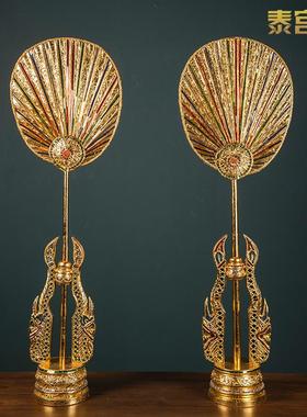 泰式风情软装饰品菩提扇叶