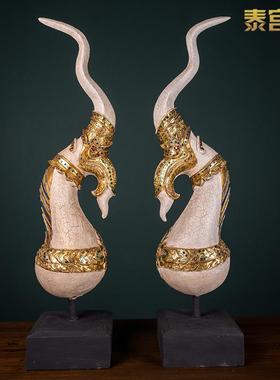 东南亚风格泰式spa会所装饰摆件