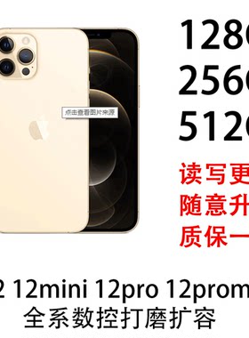 iphone12 12mini 12pro 12promax扩容存储28G 256G 512G