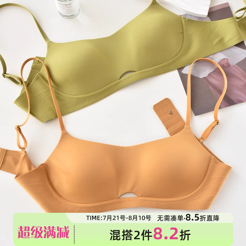 秋日绘画 法式复古文胸罩2024新款爆款内衣女小胸聚拢收副乳上托