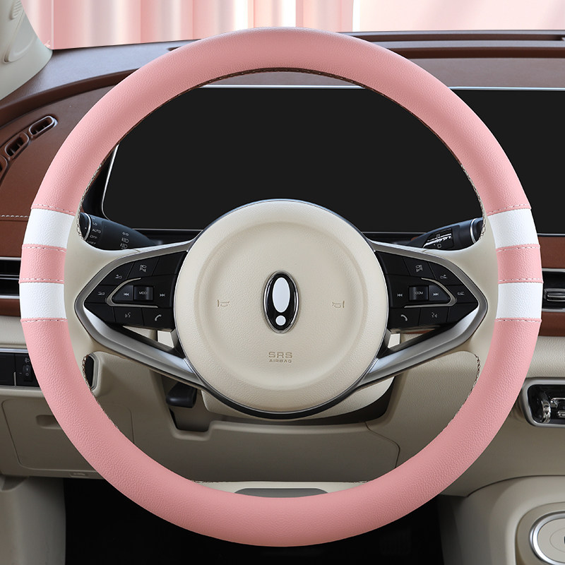 新款女款全皮盛昊F6proA6plusC4时光ID3老头乐电车方向盘套