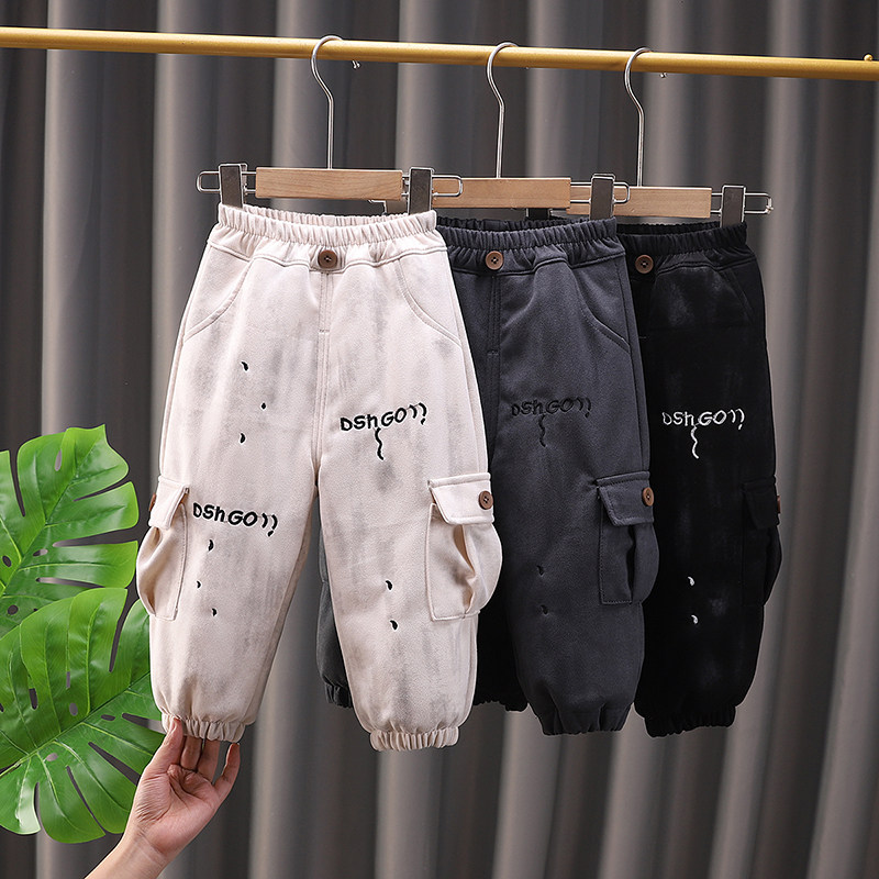 男童棉裤一条过冬儿童冬季加绒加厚宝宝三层夹棉外穿保暖工装裤子,童装/婴儿装/亲子装,裤子,淘宝优惠券,粉丝福利购,淘宝优惠卷