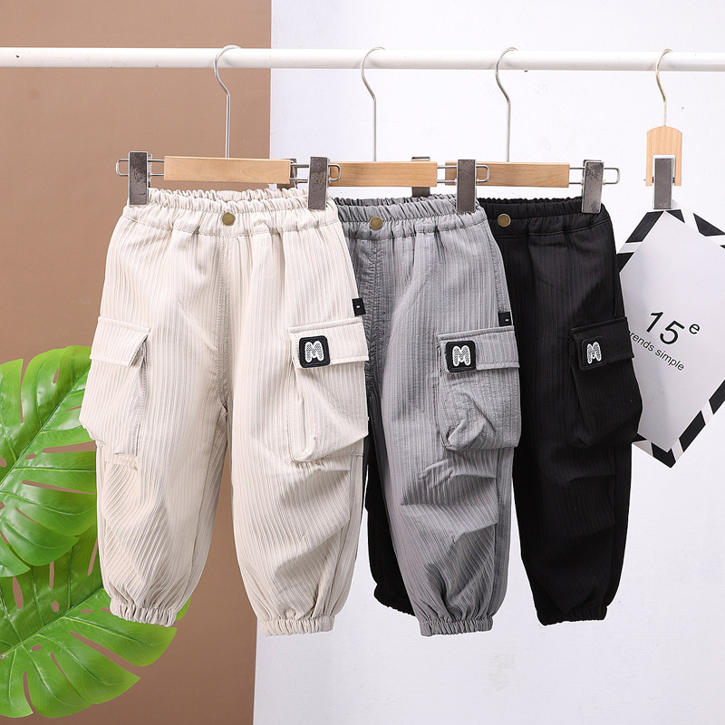 男童休闲裤2025春秋新款儿童韩版工装潮流长裤中小童外穿帅气裤子,童装/婴儿装/亲子装,裤子,淘宝优惠券,粉丝福利购,淘宝优惠卷