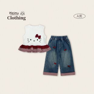 2026新款 女童背心夏装 上新 洋气儿童衣服宝宝吊带上衣 3.24新款