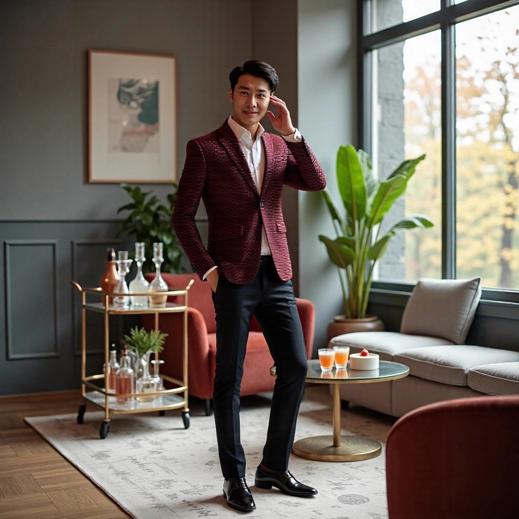 休闲西服套装男新郎结婚礼服修身韩版帅气小西装男英伦风商务正装