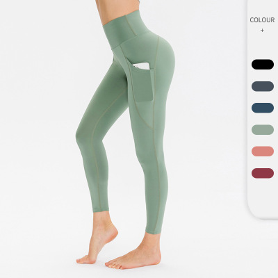 特价女士高腰提臀瑜伽长裤紧身高弹跑步运动裤速干健身裤12347