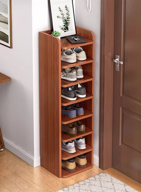 鞋架子家用门口分层隔板结实简易多层收纳神器窄长立体鞋架L326C