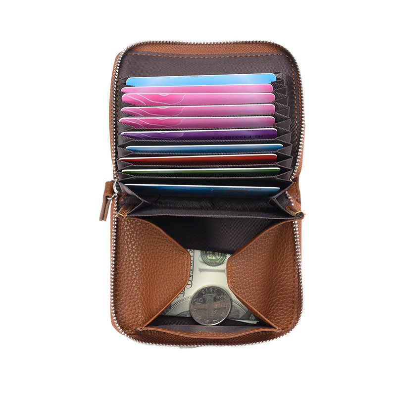 RFID防消磁风琴卡包跨境热卖多功能卡套防盗刷卡夹卡片包零钱包