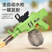 跨境全自动水枪AK47电动M416滋水枪大容量儿童夏季 沙滩打水仗玩具