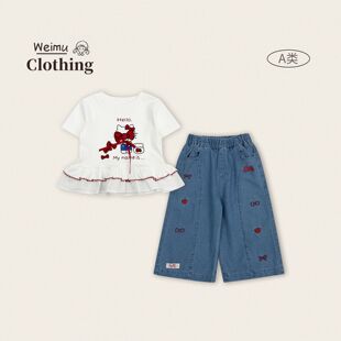 3.24新款 2026新款 上新 t恤夏装 儿童衣服A类女宝宝上衣 女童短袖