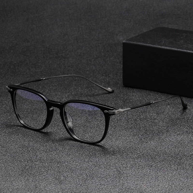 RLT5888新款优质板材配纯钛无鼻托超轻舒适镜框男女通用眼镜架