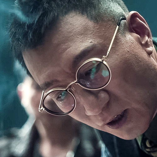 扫黑风暴孙红雷同款眼镜框男商务装饰平光镜圆形防蓝光近视眼镜架