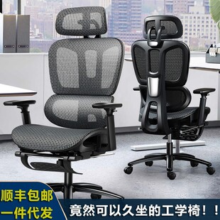 办公椅人体工学椅舒适靠背网布会议椅久坐家用学习椅可升降电脑椅