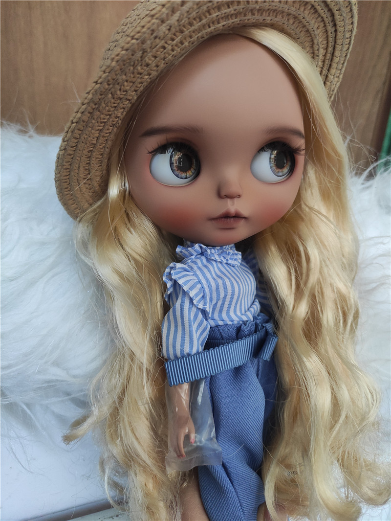 Blythe小布娃娃 一月摩登女孩 多肉改妆