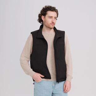 普洛克正品新款男式羽绒服马甲男短款轻薄男士立领背心外穿直销