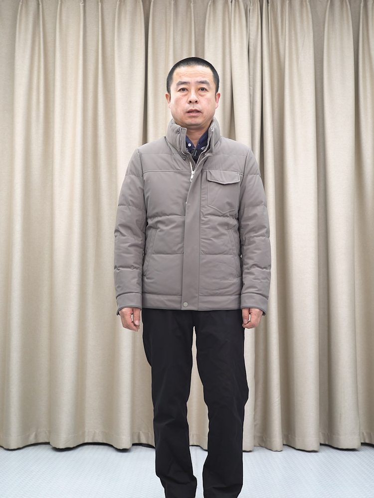 甩 石墨烯羽绒服男 普洛克正品23冬 立领鹅绒75g商务休闲卡其外套 男装 羽绒服 原图主图