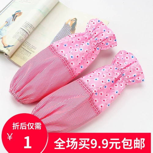 Кружевные детские демисезонные хлопковые нарукавники, короткий рукав