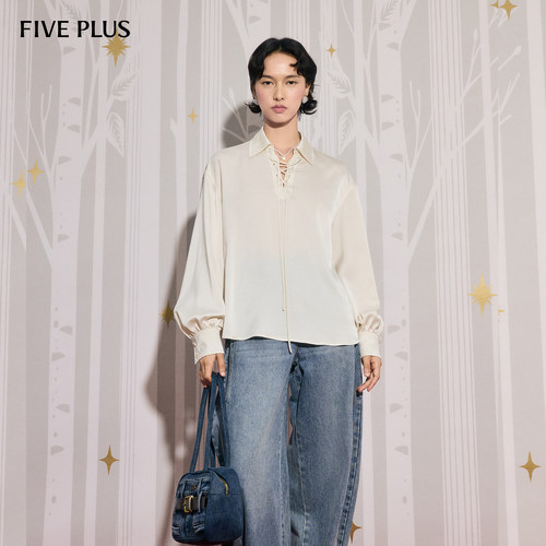 FIVEPLUS慵懒长袖衬衫