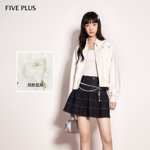 FivePlus短款飞行夹克外套