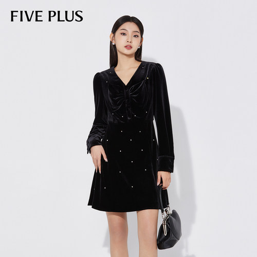 裙子丝绒法式FivePlus