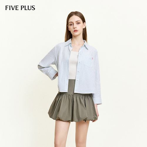 FIVEPLUS纯棉条纹衬衫