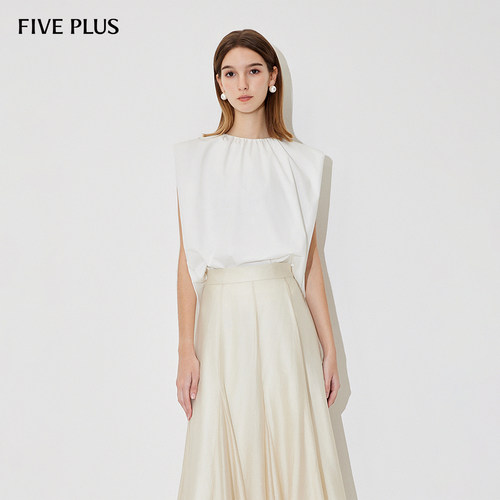 FIVEPLUS衬衫女衬衣法式休闲风