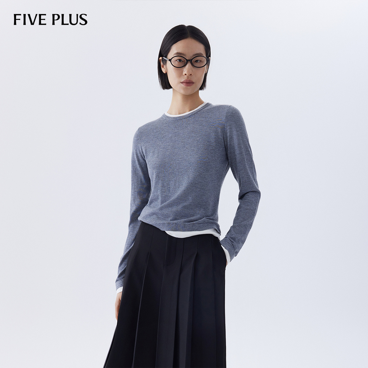 可机洗打底羊毛衫