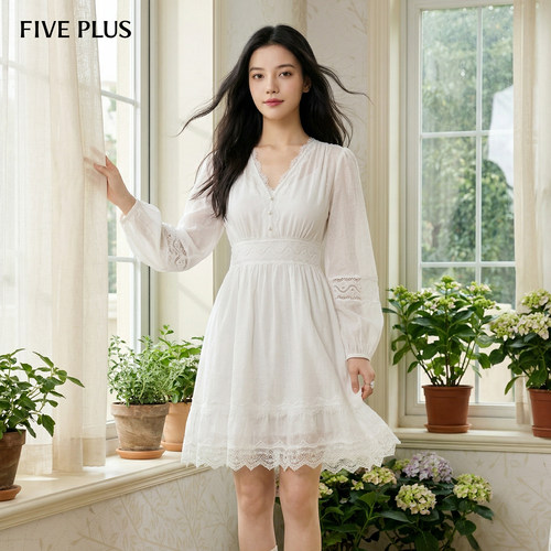 FIVEPLUS度假风女连衣