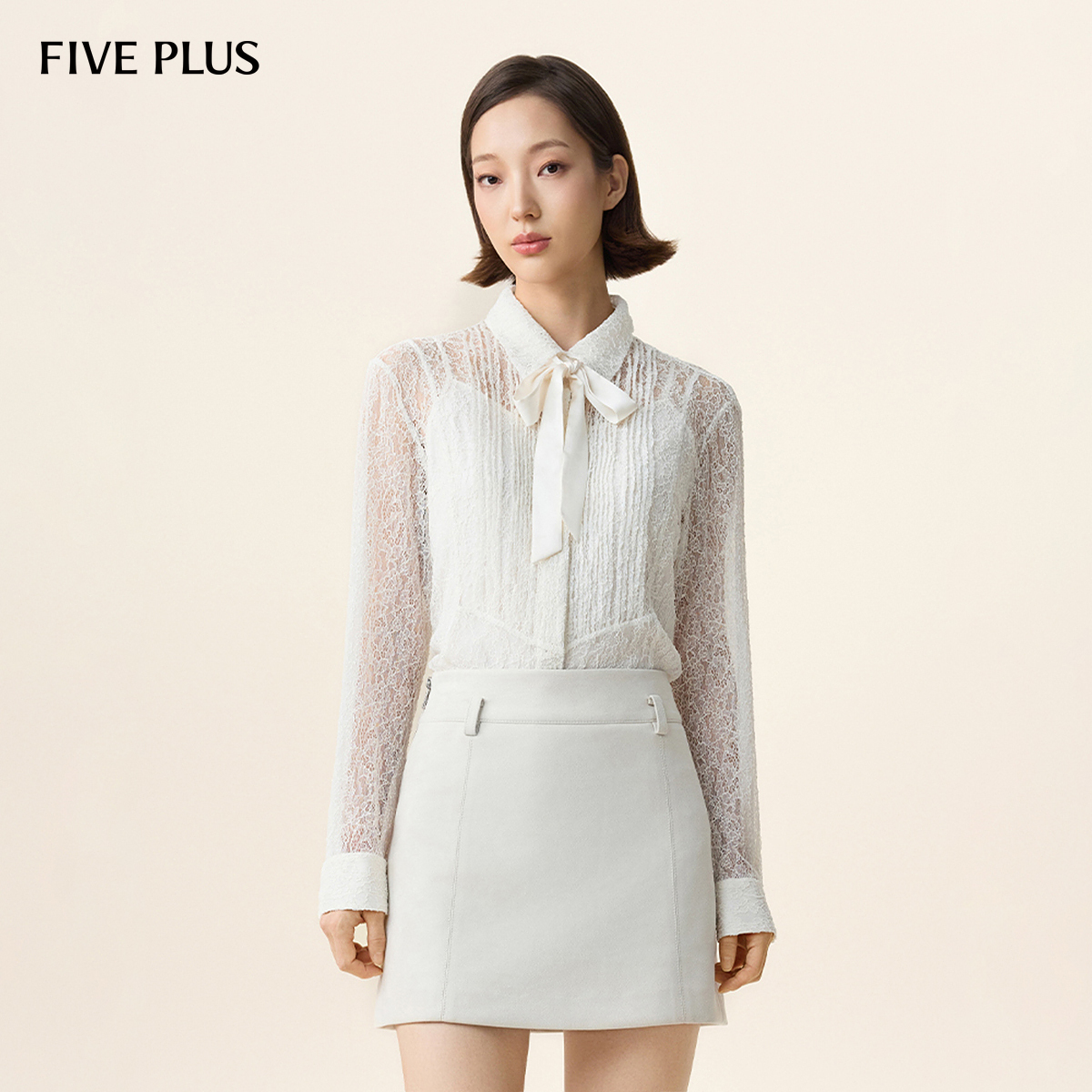 附有内搭吊带背心自由叠穿