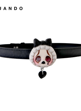 幻物原创设计牛皮百搭颈链