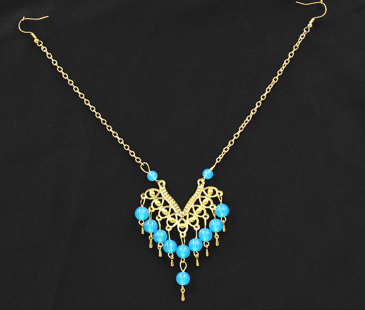 古风花朵仿珍珠额饰古装汉服头饰女白色配饰cos摄影古典配饰品