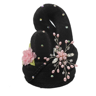 古典舞蹈折枝盼簪花引豆蔻且看行云独舞艺考演出表演假发头饰定制