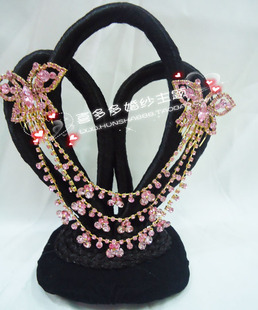 特价汉服华服古装 造型古装头饰假发 飞天 天女发髻 古装唐装汉服